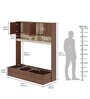 Mantis Single Bed In Columbia Walnut Finish