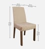 Manu 2 Seater Dining Set in Wood Finish