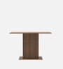 Manu 2 Seater Dining Set in Wood Finish