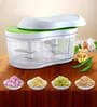 Manual Hand Push Chopper with 4 Stainless Steel Blades (Assorted)