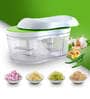 Manual Hand Push Chopper with 4 Stainless Steel Blades (Assorted)