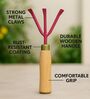 Purple Manual Premium Soil Cultivator with Ash Wood