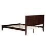 Mao Queen Size Bed In Milan Walnut Finish
