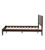 Mao Queen Size Bed In Milan Walnut Finish