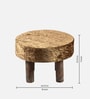 Maple Foot Stool Set Of 2 In Antique Grey Finish