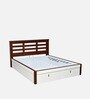 Maple Premier King Size Bed in White Finish with Hydraulic Storage