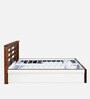 Maple Premier King Size Bed in White Finish with Hydraulic Storage