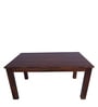 Maple 6 Seater Dining Table In Walnut Finish