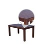 Maple 6 Seater Dining Table In Walnut Finish