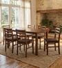 Maple Wooden 6 Seater Dining Set
