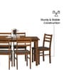 Maple Wooden 6 Seater Dining Set