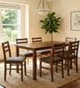 Maple Wooden 6 Seater Dining Set
