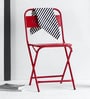 Joyce Metal Folding Chair in Red Colour