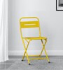 Joyce Metal Folding Chair in Yellow Colour