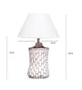Marazzi White Shade Table Lamp With Cotton Base