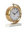 Marbellic Gold Aluminium Table clock