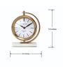 Marbellic Gold Aluminium Table clock