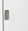 Marbito 4 Door Wardrobe in White Finish with Mirror