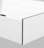 Marbito King Size Bed in White Finish with Box Storage