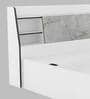 Marbito Queen Size Bed in White Finish with Box Storage