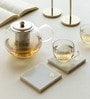 White D cor Marble Tea Coasters