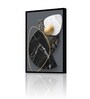Marble Curves Multicolour Engineered Wood Framed Canvas Wall Painting