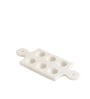 White Marble 6 Slot Egg Tray