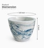 Marble Finish Ceramic Planter Pot