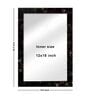 Black MDF Anneal Wall Mirror