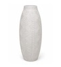 Marble Finish Elegant Textured Geometric Decorative Vase