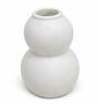 Marble Finish Minimalist Double Gourd Decorative Table Vase