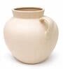 Marble Finish Minimalist Dual-Handle Modern Decorative Tabletop Flower Vase