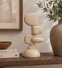 Marble Finish Modern Abstract Polyresin Sculptural Table Showpiece