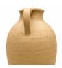 Marble Finish Rustic Minimalist Decorative Vase with Handle