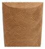 Marble Finish Textured Geometric Pattern Decorative Vase