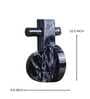 Marble Harmony Modern Black Resin Sculpture Marble Harmony Modern Black Resin Sculpture
