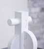 Marble Harmony Modern White Resin Sculpture