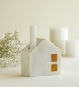 White Home Marble Candlestick Holder