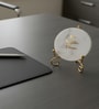 Marble Love Laughter Forever Showpiece With Metal Stand