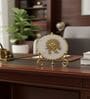 Marble Metal Krishna Showpiece With Metal Stand