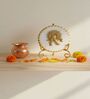 Marble Metal Krishna Showpiece With Metal Stand