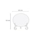 Marble Metal Venketeshwar Showpiece With Metal Stand