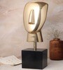 Marble Muse Visage Gold Aluminium Showpiece