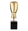 Marble Muse Visage Gold Aluminium Showpiece