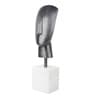 Marble Muse Visage Grey Aluminium Showpiece