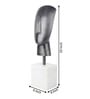 Marble Muse Visage Grey Aluminium Showpiece