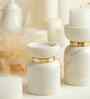 Marble Pillar Candle Holders (Set Of 2)