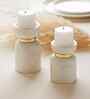 Marble Pillar Candle Holders (Set Of 2)