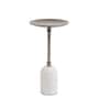 Marble Pillar Candle Medium Stand In Black