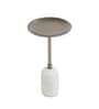 Marble Pillar Candle Medium Stand In Black